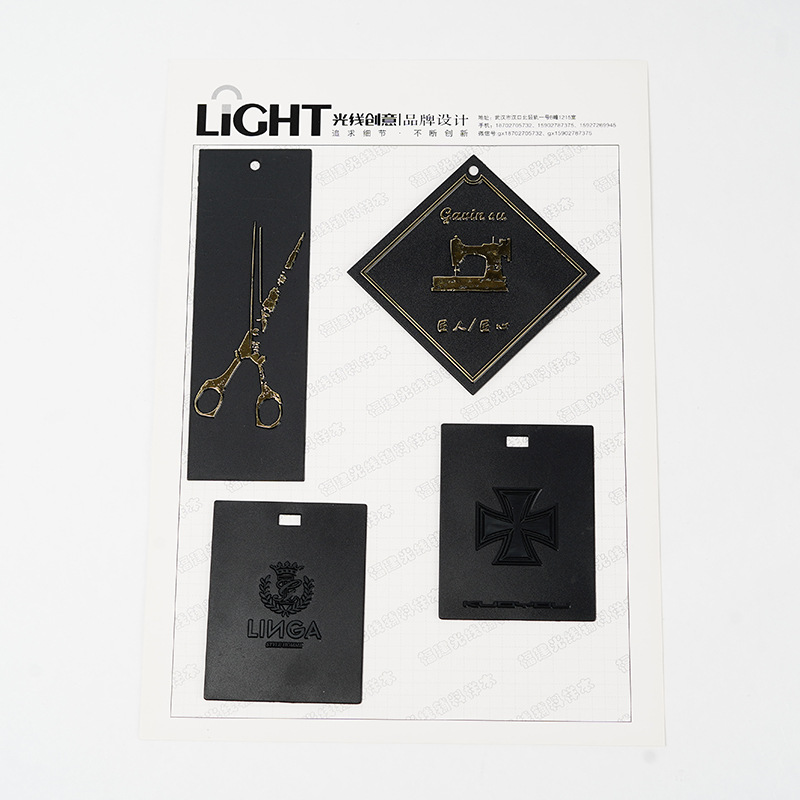 空白吊牌服装饰品吊牌 价格商标挂绳吊卡牛皮纸小卡片吊牌定制详情2