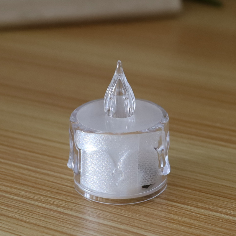 LED electronic candles, transparent shells, tea wax, smokeless tea wax, tearful tea wax, decorative handicrafts and ornaments pic 4