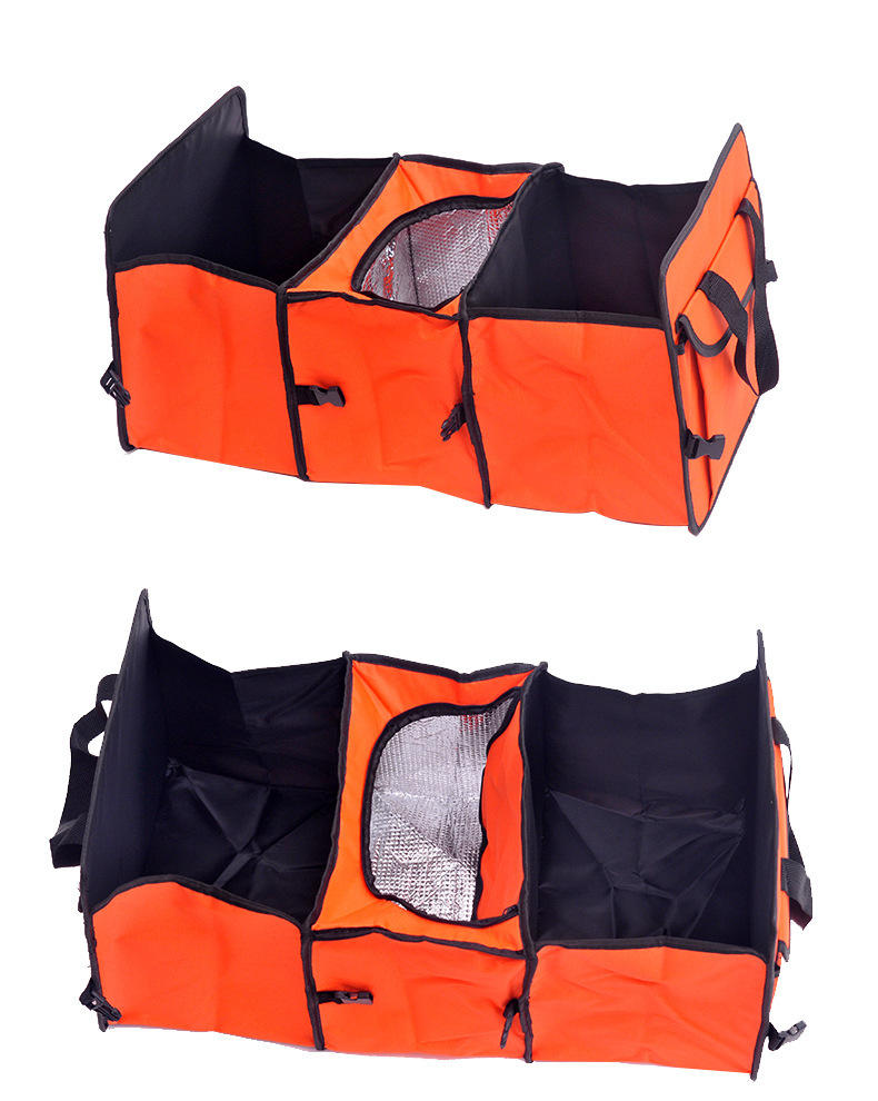 厂家直销汽车收纳箱黑色牛津布储物箱车用后备箱收纳包可定制logo详情14