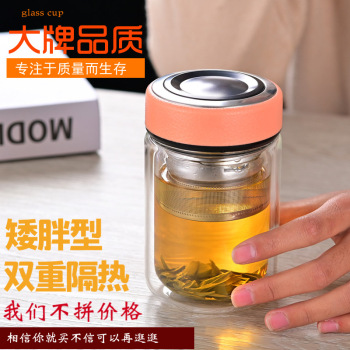 玻璃杯加厚玻璃茶杯耐热透明商务办公室男士蛋形泡茶水杯带盖批发详情5