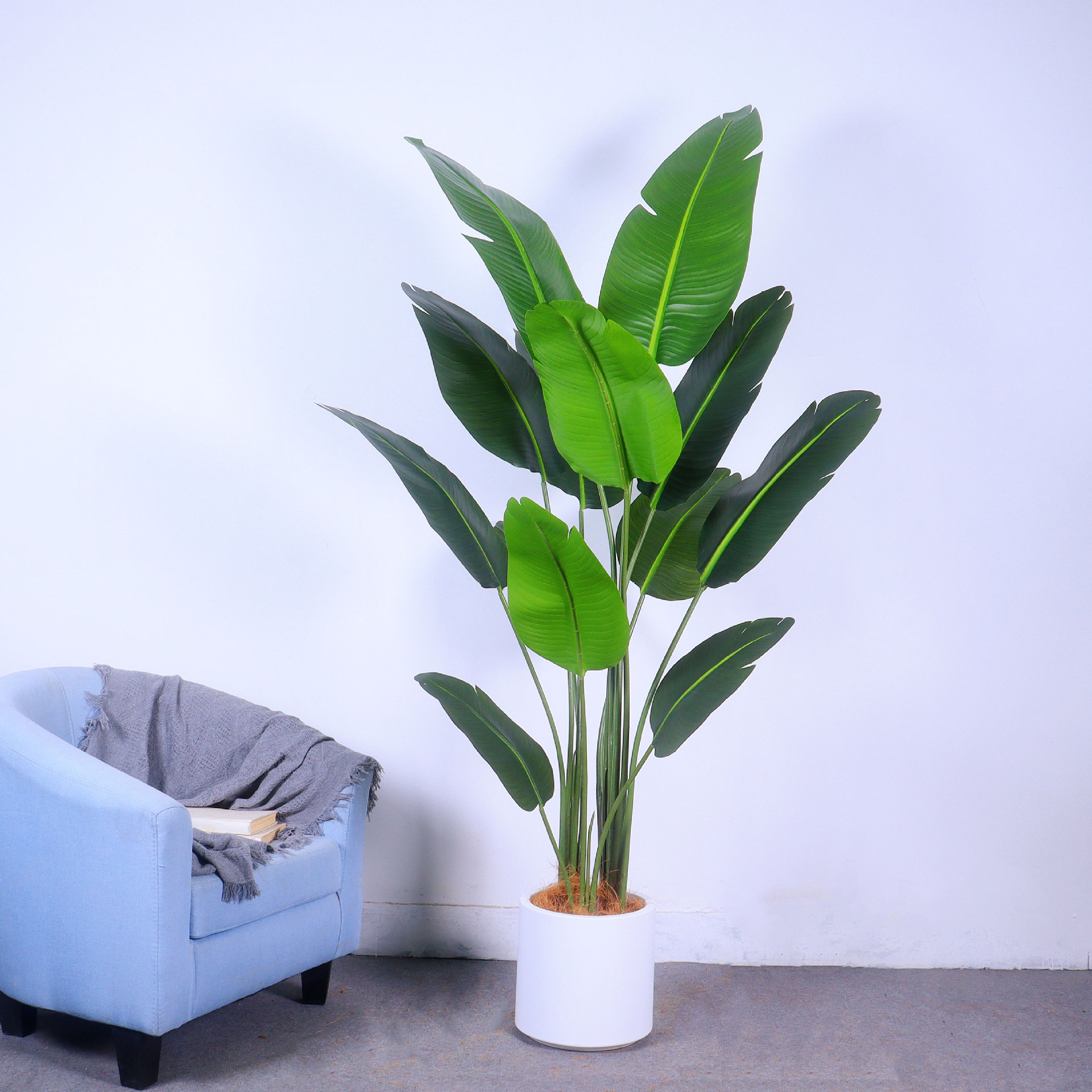 大型北欧仿真植物落地旅人蕉盆景室内装饰假盆栽办公室绿植摆件树高仿真绿植仿真树仿真花详情5