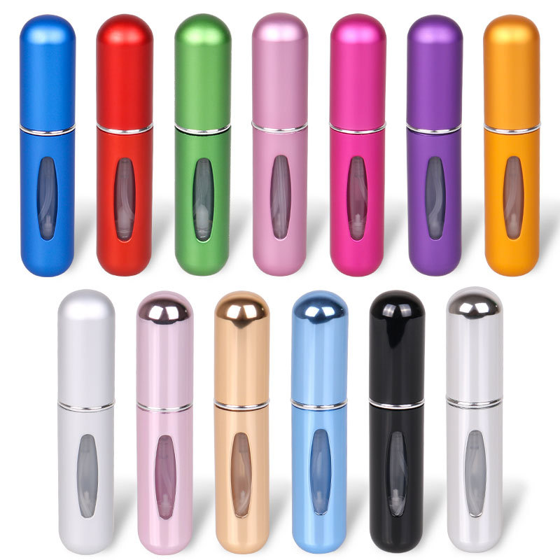 5ml perfume bottle, bottle-filled self-pumping, recyclable and refillable spray bottle, high-end portable cosmetic bottle pic 2