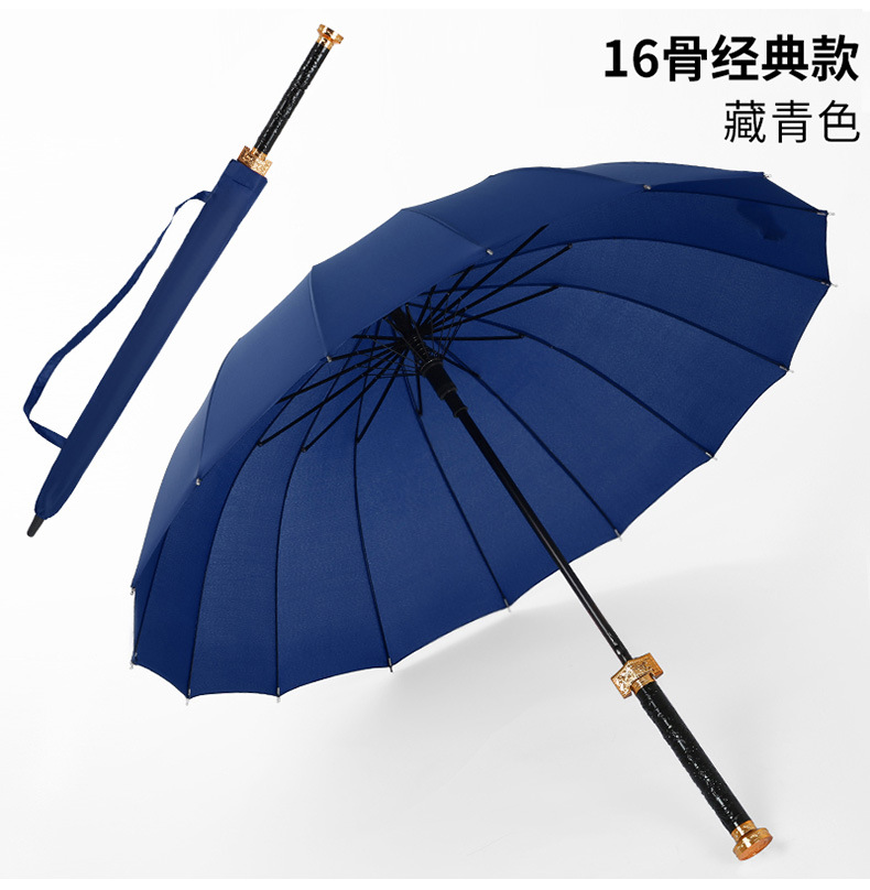 雨伞直杆伞双层长柄伞高尔夫伞广告伞商务礼品雨伞批发可印刷logo详情20