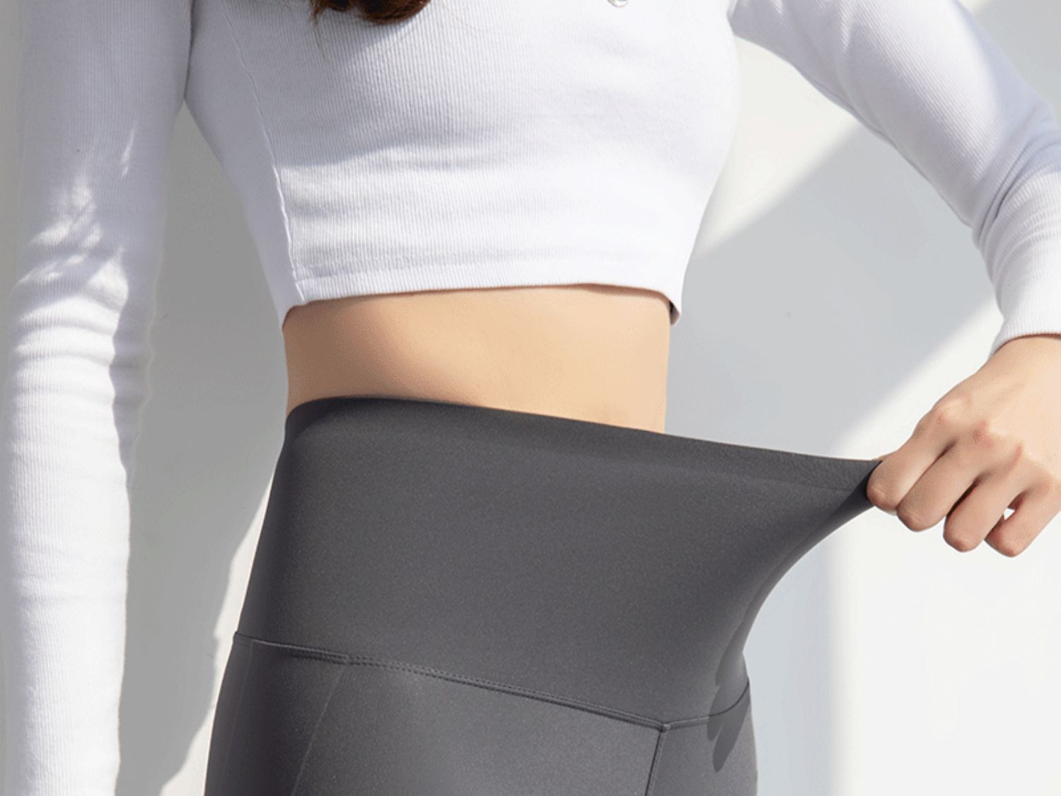 2023 New Barbie pants Spring/Summer high-waisted, belt-cinching and hip-lifting, nine-point outerwear leggings for women, shark pants for women wholesale pic 36