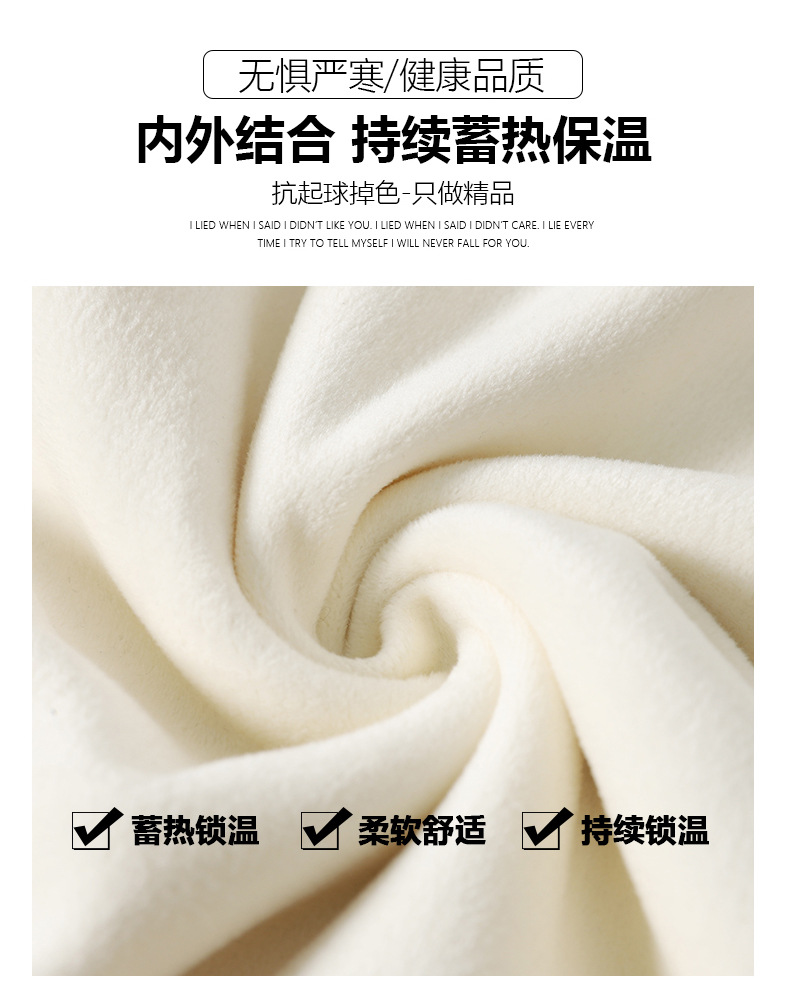 羊绒阔腿裤女秋冬2022年新款高腰垂感宽松休闲显瘦加绒针织直筒裤详情4