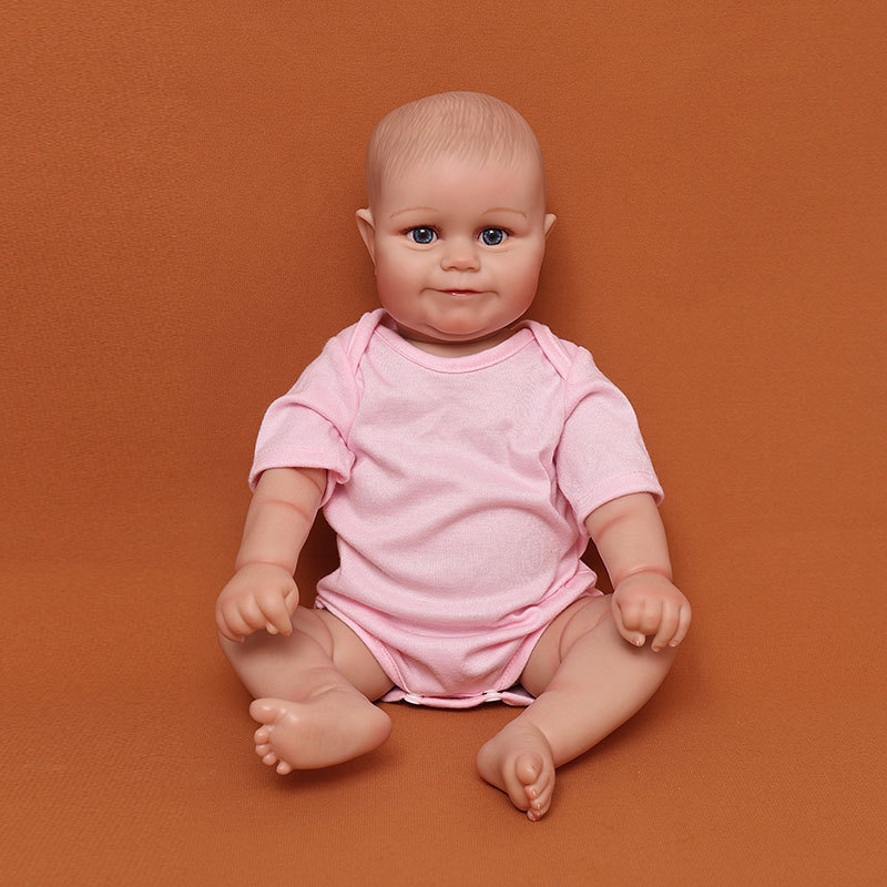 50厘米硅胶超软Q弹宝宝 仿真婴儿重生娃娃 新生儿模特跨镜出口详情10