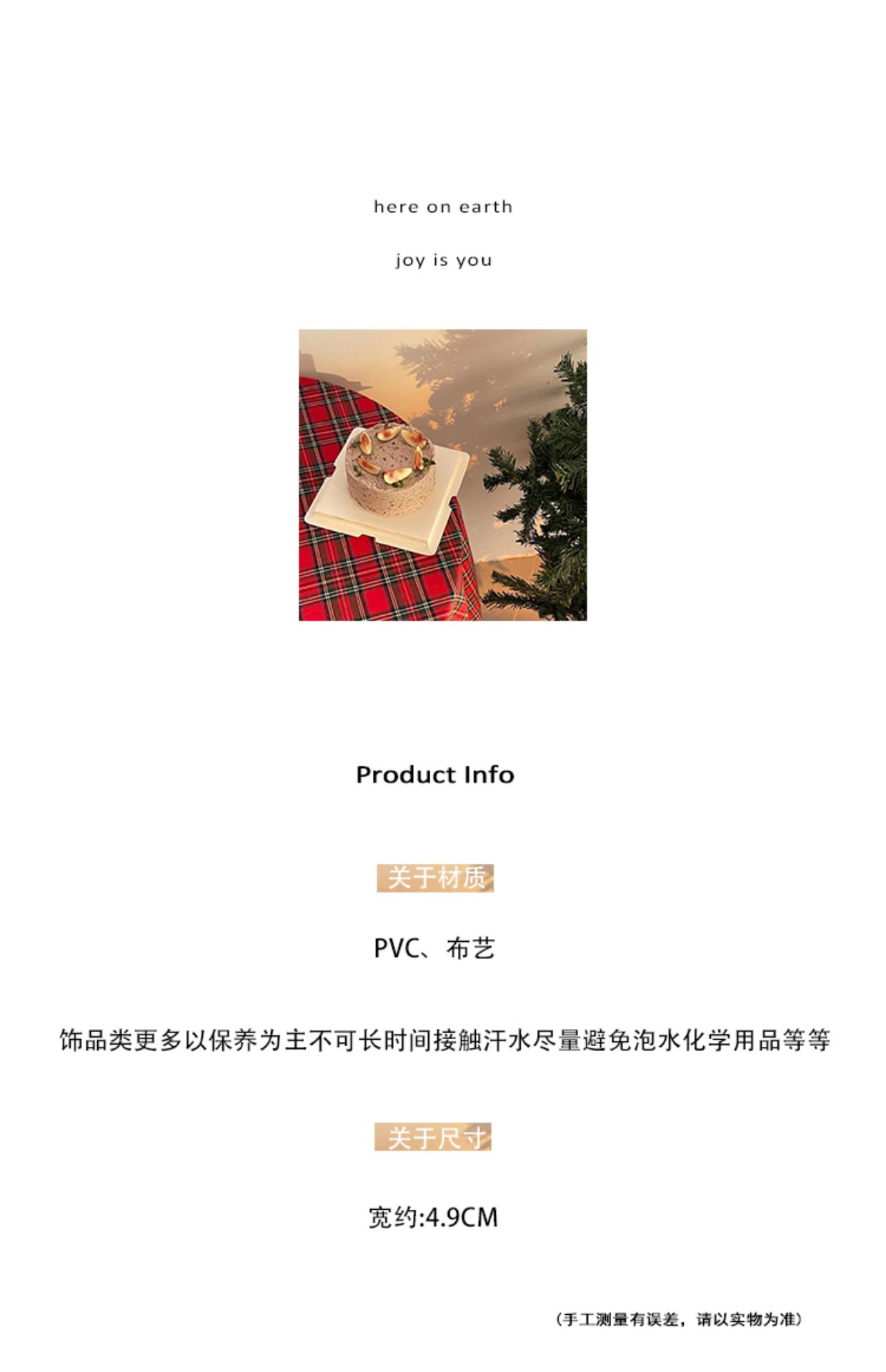 The gentle chanel-style wide-brimmed hair band exudes a feminine charm. The high top of the head is suitable for washing the face and pressing the hair. It is a versatile and high-end hair accessory for going out pic 6