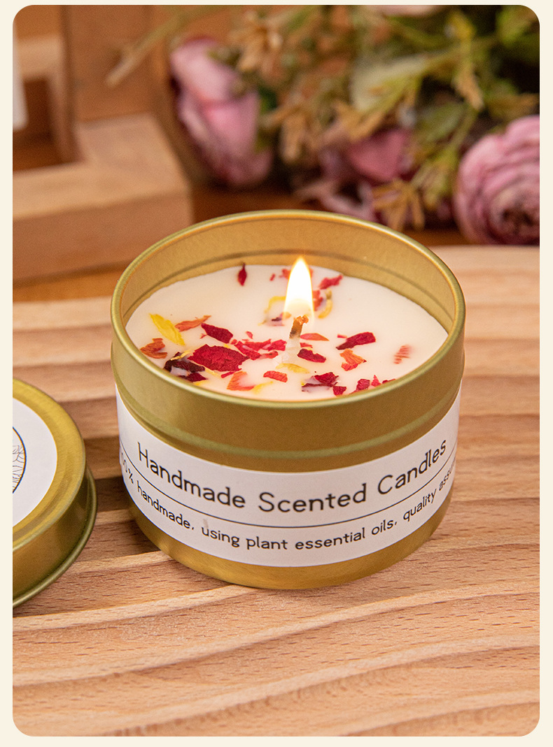 跨境大豆蜡干花香薰蜡烛 ?结婚伴手礼生日礼物花氛芳熏香蜡烛详情15