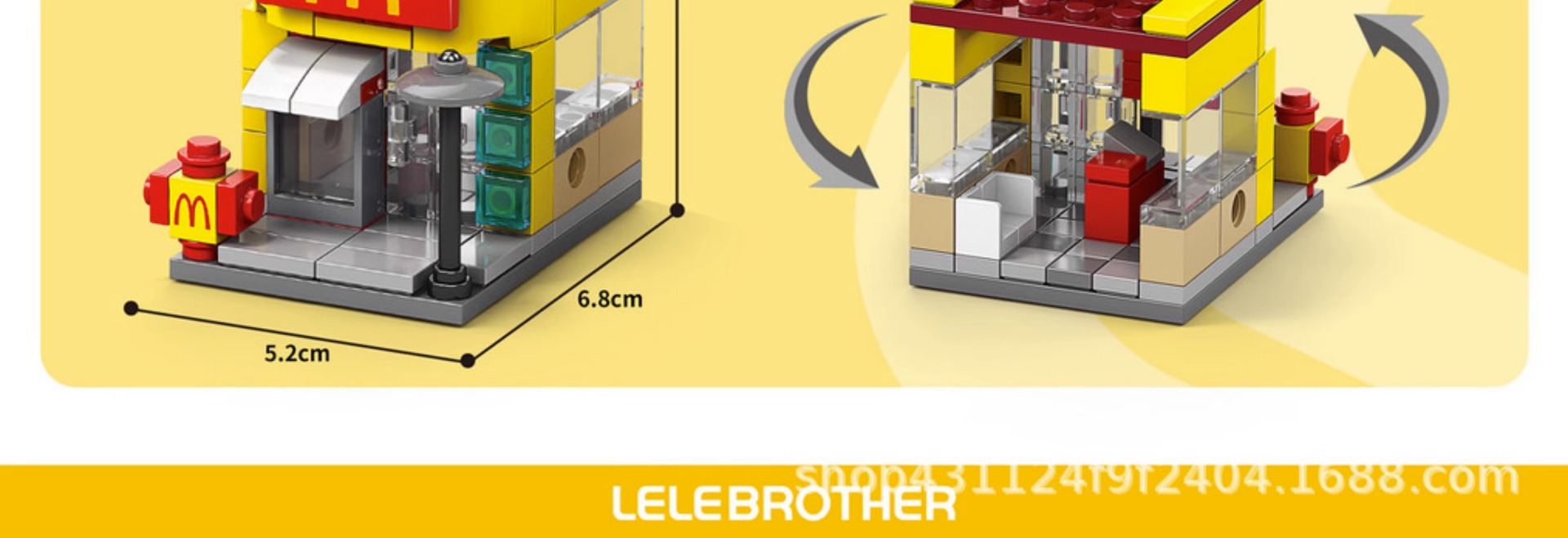 儿童小颗粒街景积木城市建筑模型兼容乐高益智拼装男女孩玩具批发详情7