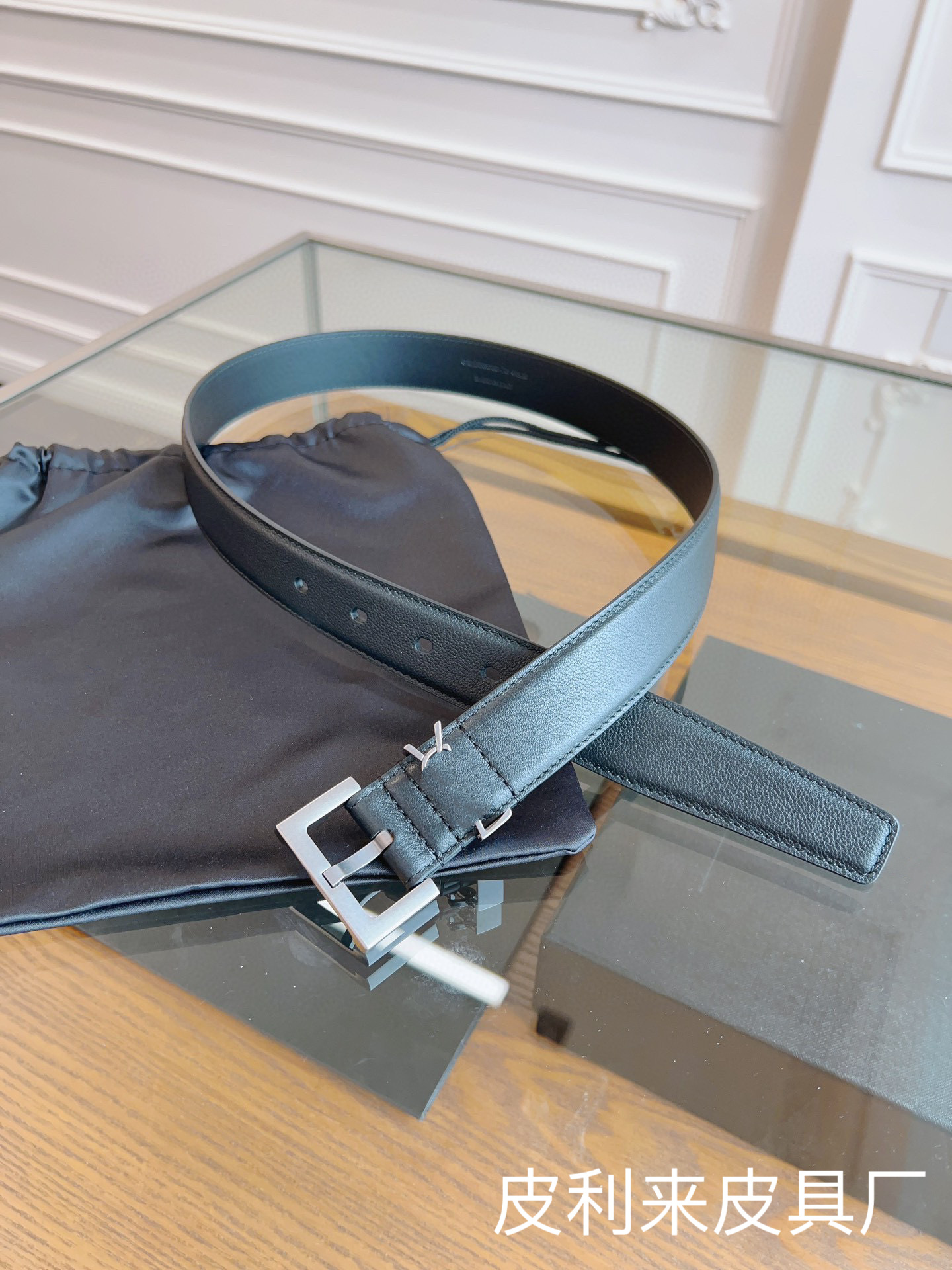 Factory direct sales of Ms. Yang Shulin belts, Y-brand genuine leather versatile jeans and suit belts, thin 2.0cm 3.0cm pic 18