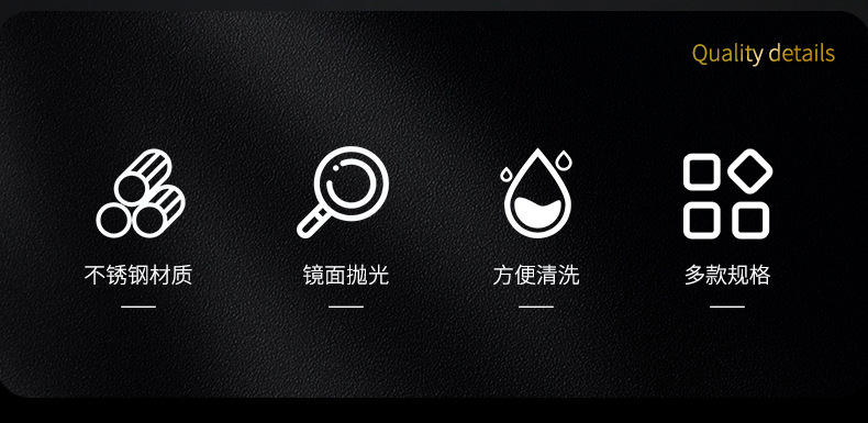 不锈钢勺子家用吃饭汤勺调羹长柄甜品圆勺加厚1010酒店西餐具批发详情3