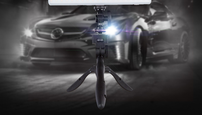 Nanguan CN-T80C News, wedding, film, long strip outdoor shooting, fill light, air vent, rearview mirror, car camera light pic 4