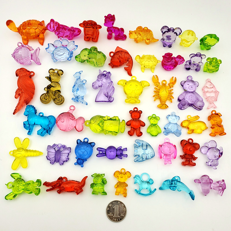 公主宝石玩具钻石 儿童女孩玩具亚克力塑料水晶串珠diy过家家宝箱详情18