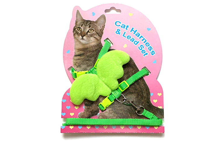 Wholesale of cross-border bestseller Aishangchong cute wing chest and back leash, small dog vest style pet cat walking leash pic 8