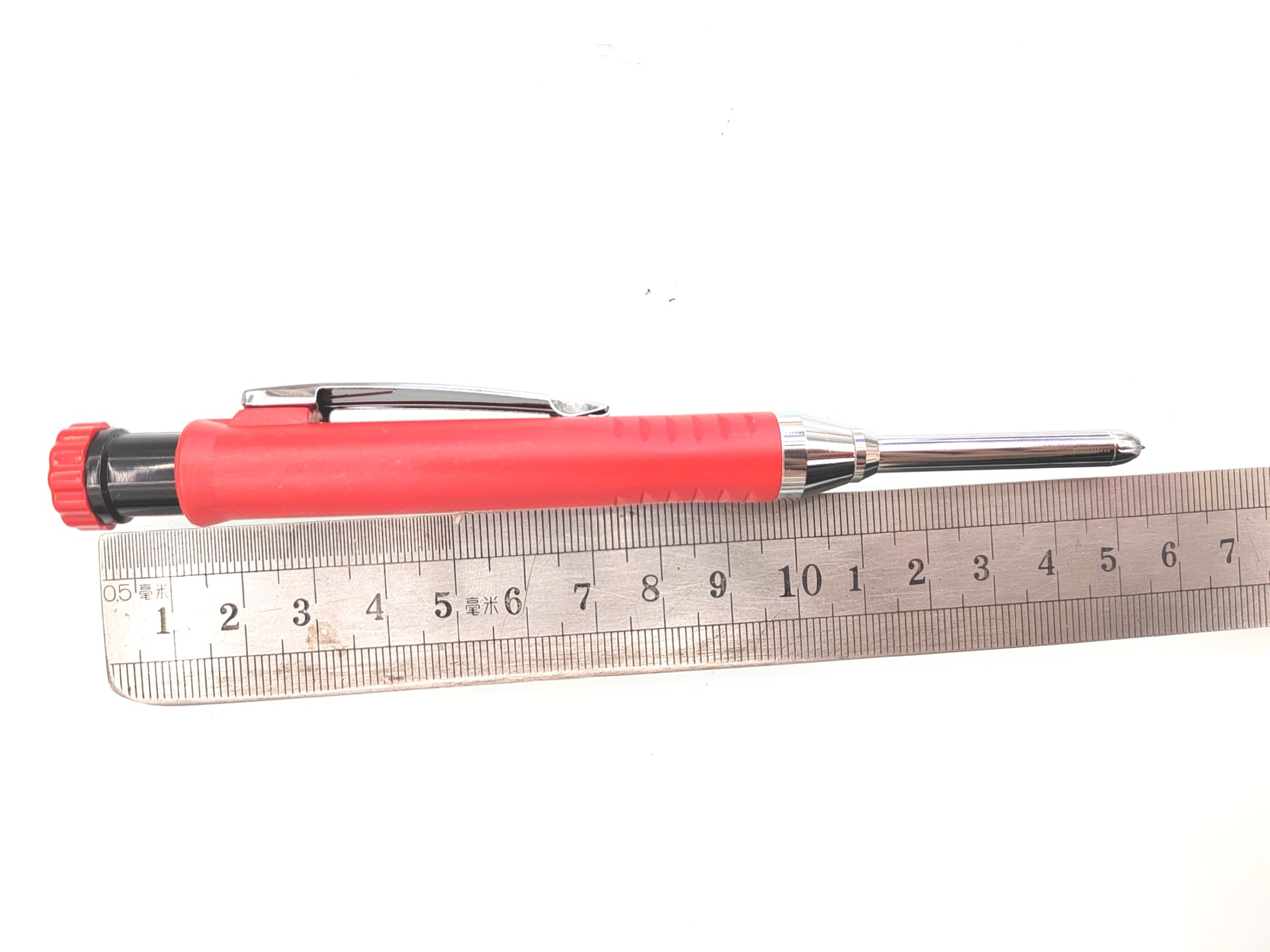 Cross-border deep hole woodworking pencil special marking and line drawing pen, 2.8mm engineering pen, 4-color pen barrel lead core pic 7