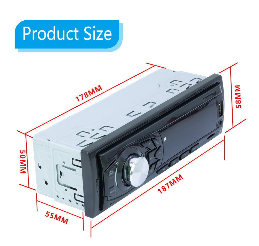 跨境专供通用车载蓝牙MP3播放器U盘插卡多功能汽车收音机代cd dvd详情11