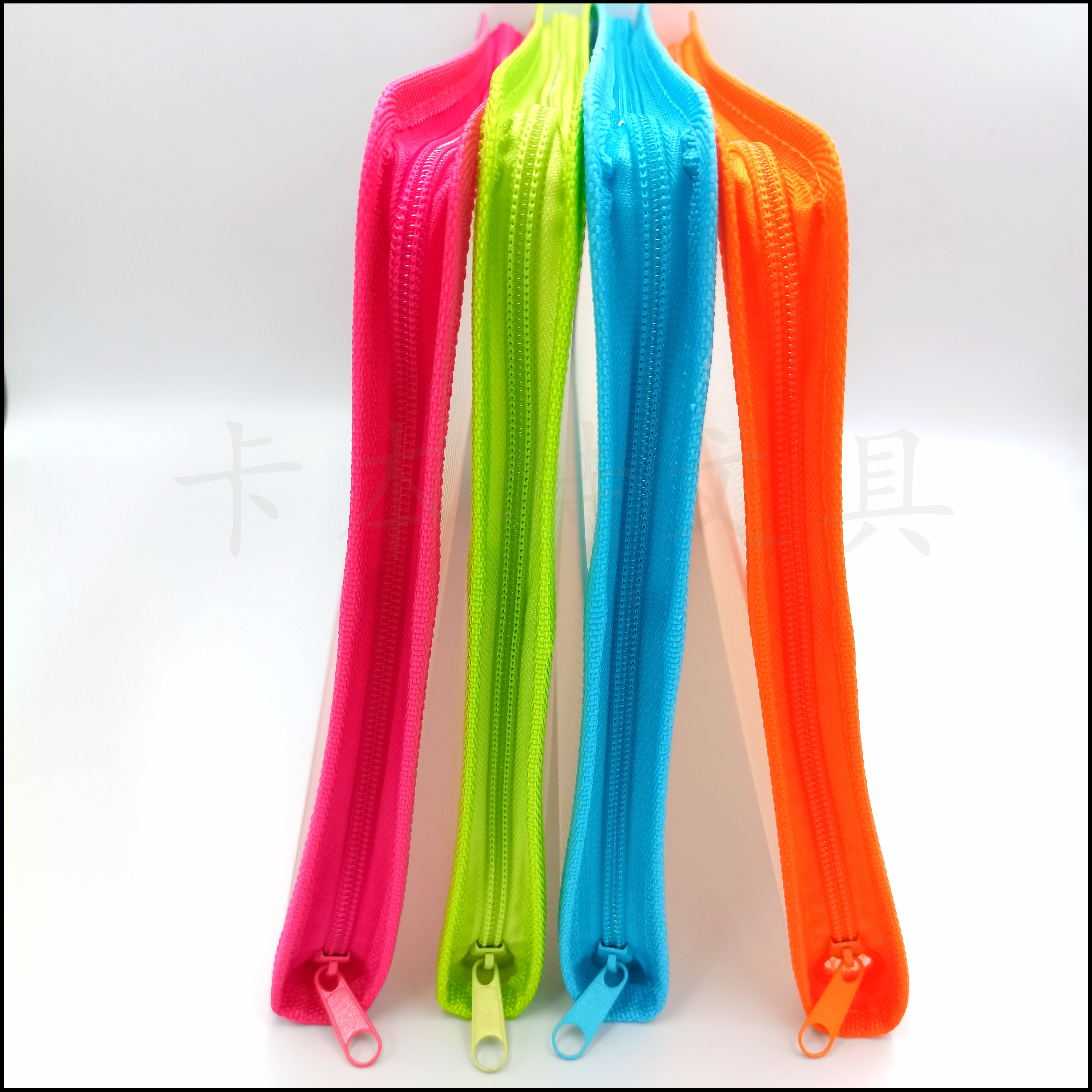 A4 transparent zipper file bag, office materials bag, folder factory direct sales, mixed color edge classification storage bag, folder file box pic 7