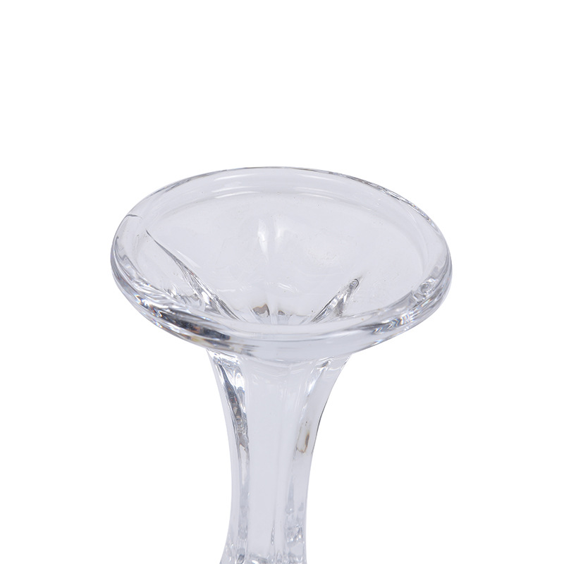 High-end glass candlesticks, dinner candlesticks, glass candlesticks, restaurant candlesticks, glass candle holders pic 9