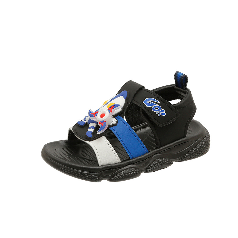 儿童沙滩凉鞋2024新款手工上线防滑耐磨时尚舒适软皮凉鞋宝宝凉鞋详情4