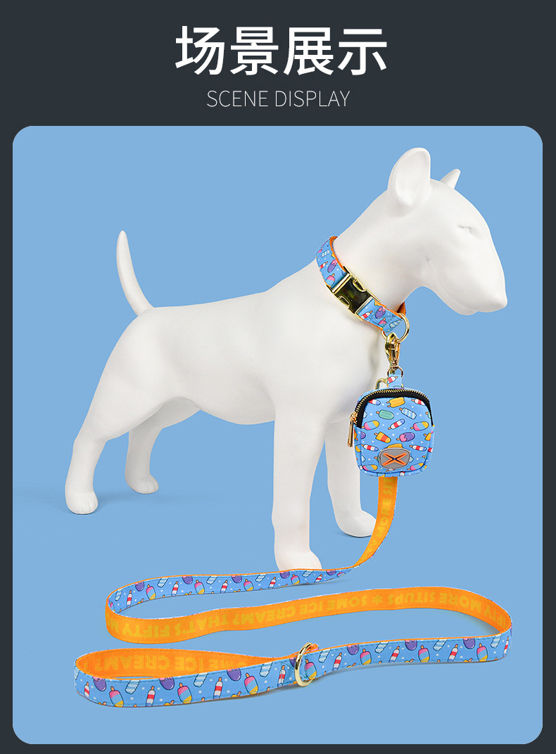 La fábrica de productos para mascotas de marca apoya un reemplazo de diseñador de cabello pet dog tracking string collar bolsa de basura pic 8