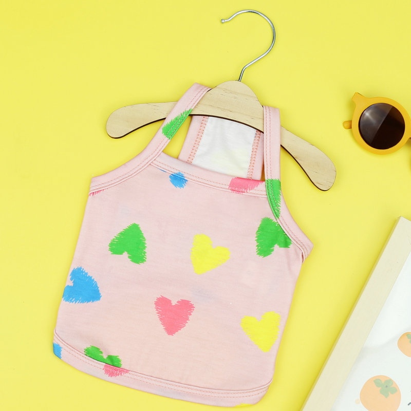 2023新款爱心背心 狗狗衣服 泰迪法斗专用 柔软有弹性棉面布 春夏季宠物服 毛绒玩具赠品详情10