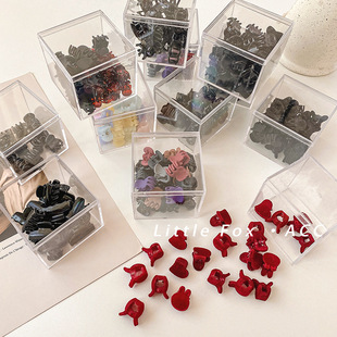 黑色头绳皮筋女简约橡皮筋高马尾发绳发圈皮套秋冬2022年新款发饰详情3