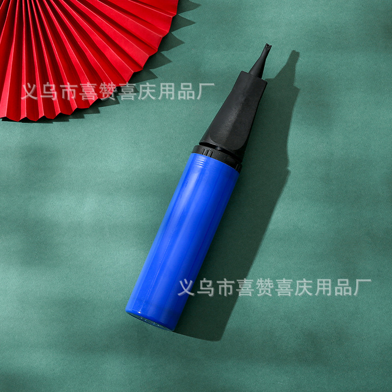 彩色手推气筒 气球充气泵手推气筒气球打气筒详情8