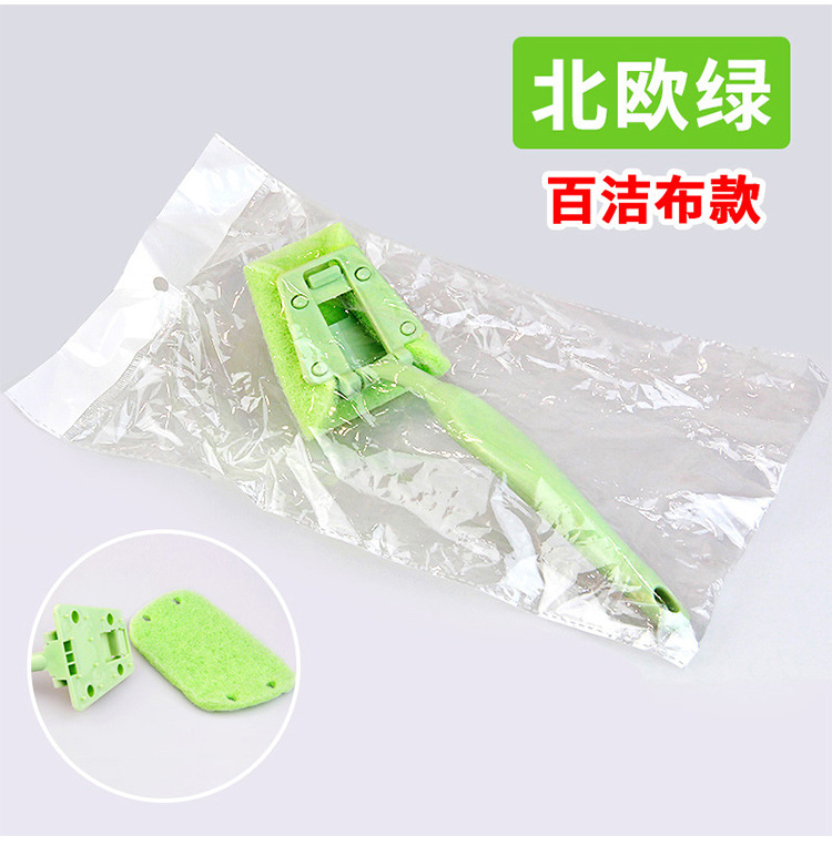 Long-handled cleaning brush, diamond sand sponge, kitchen cleaning, dishwashing and pot washing brush, household scouring pad, dishwashing cloth pic 18