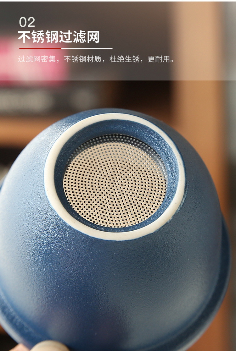 Travel tea set, ceramic quick customer cup, portable one pot, three cups, company business gift, festival souvenir, logo pic 38