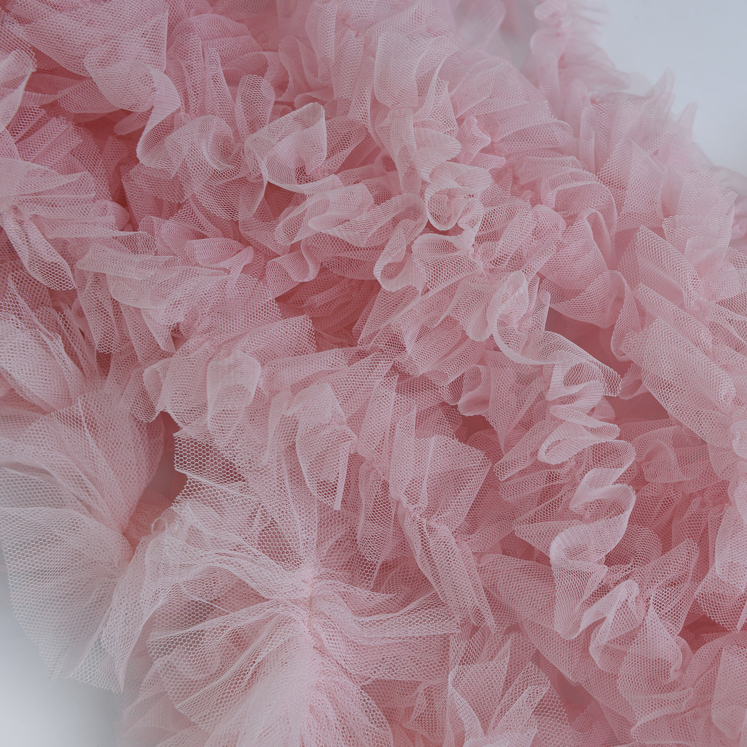 4cm雪纱带褶皱花边 手工diy服装辅料 蕾丝丝带抽皱裙摆窗帘配件详情6