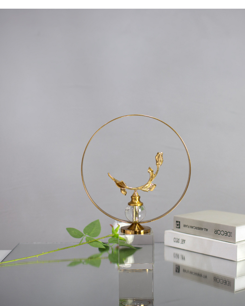 Creative modern and simple home handicrafts, crystal ornaments for living rooms, office desks, artistic decorative arrangements pic 28
