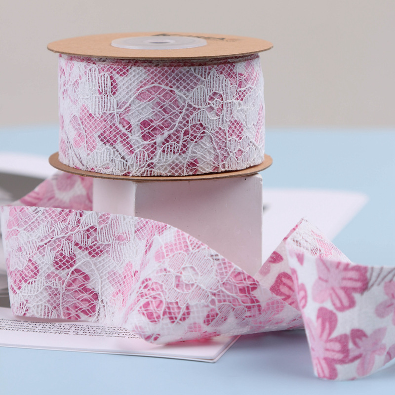 Floral lace ribbons, ribbons, hair accessories, bow shoes, flower straw hats, cake baking gift boxes, floral art, flower shops, ribbons pic 15