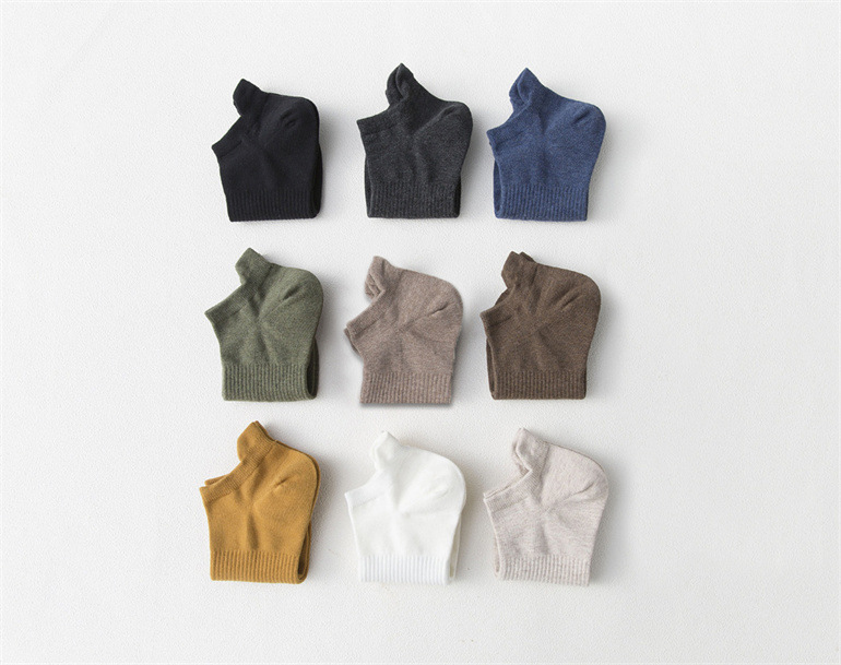 男袜纯棉船袜夏季短袜提耳纯棉防臭吸汗浅口袜子全棉男士袜子批发详情2