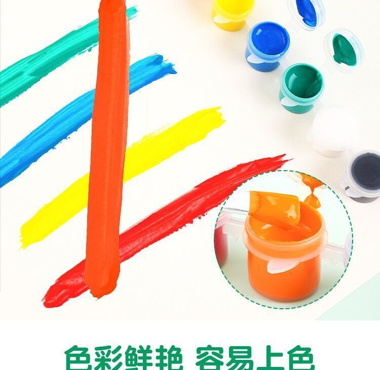 12色颜料条26色8色套装儿童涂鸦画制作石头画可水洗水彩颜料详情1