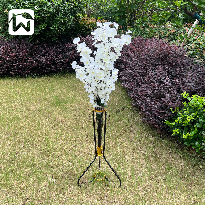 Direct sales manufacturer cross-border wedding and wedding scene wedding baskets, iron baskets, flower baskets, wedding flower stands, welcome baskets, aisle flower baskets pic 9