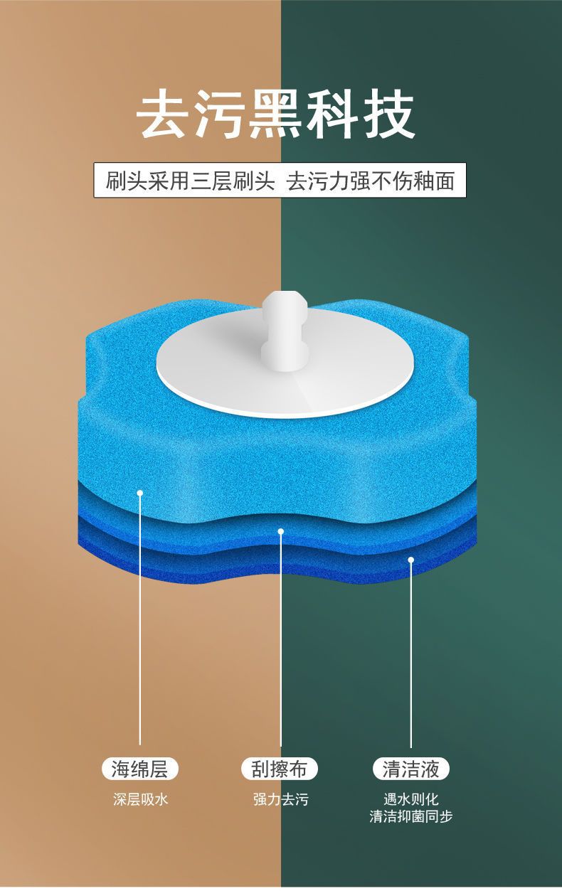 一次性马桶刷子套装替换头可抛长柄家用卫生间厕所无死角清洁0588详情4