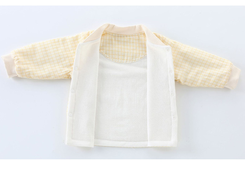 Baby thin cotton vest three-piece set, new autumn and winter set for infants and toddlers, newborn hooded clothes pic 2