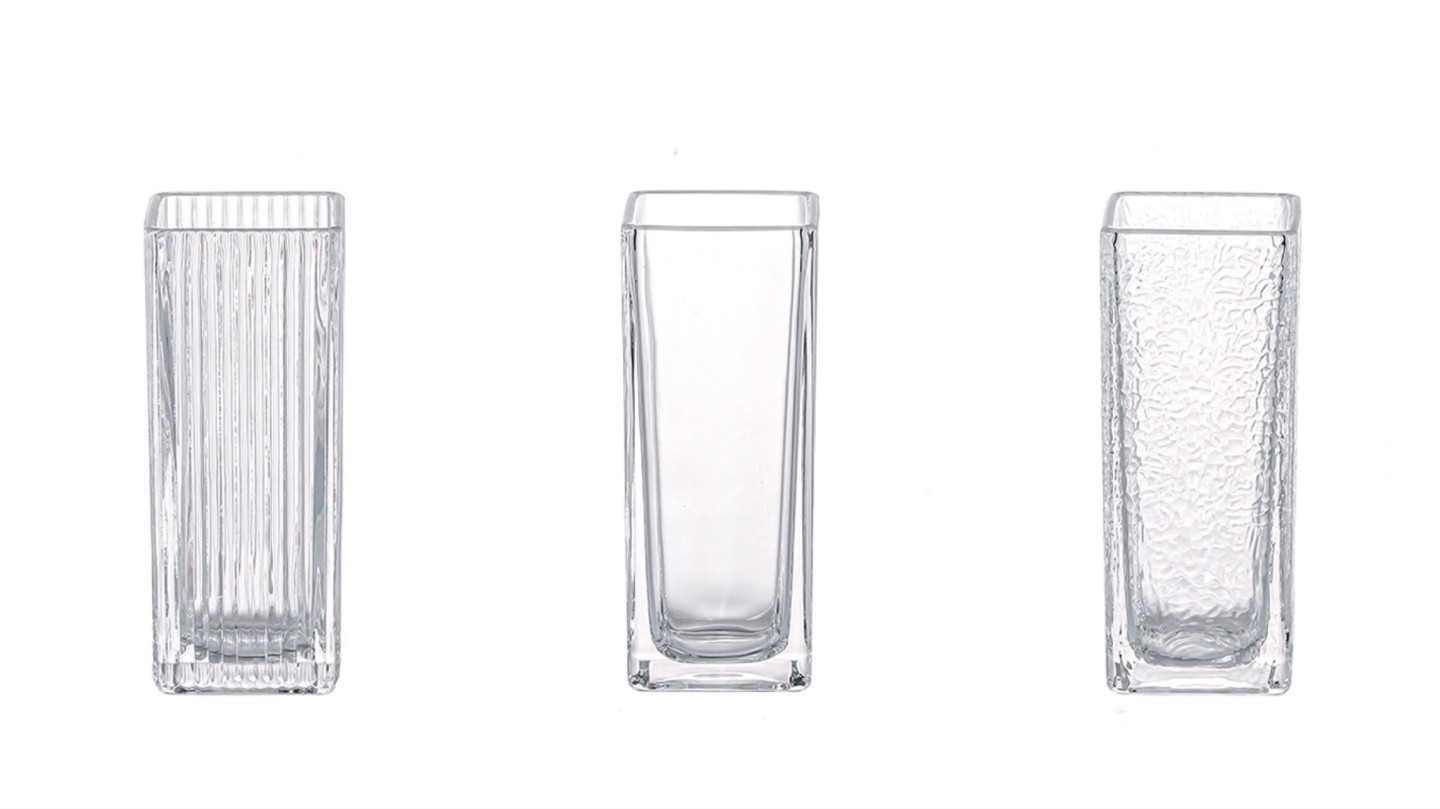 Transparent glass vases, creative and simple living room style, light luxury and water-grown fresh flower arrangements, dried flower ornaments pic 2