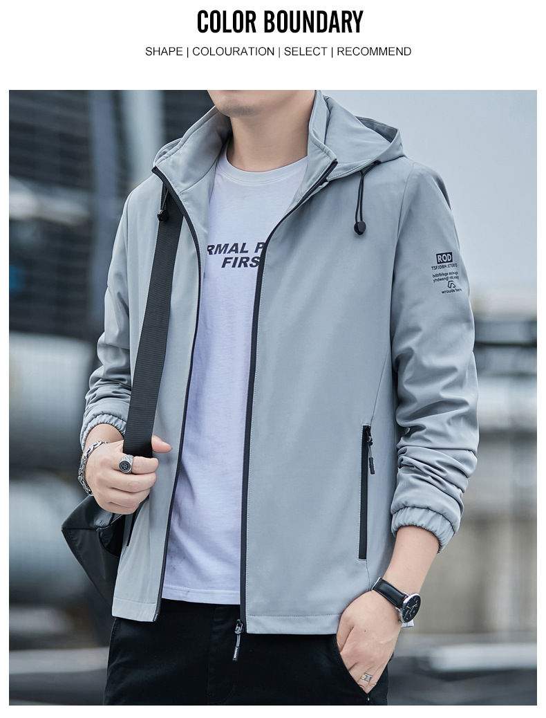 Men's outerwear down jacket 2023 Autumn and Winter with fleece Korean style trendy outdoor men's casual spring and autumn jacket for men pic 40