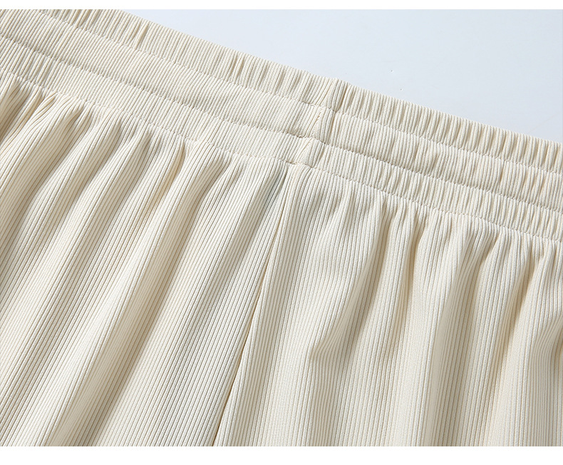 Ice silk wide-leg pants for women, long pants with a drooping effect, summer petite high-waisted slimming casual pants, loose straight-leg pants pic 34