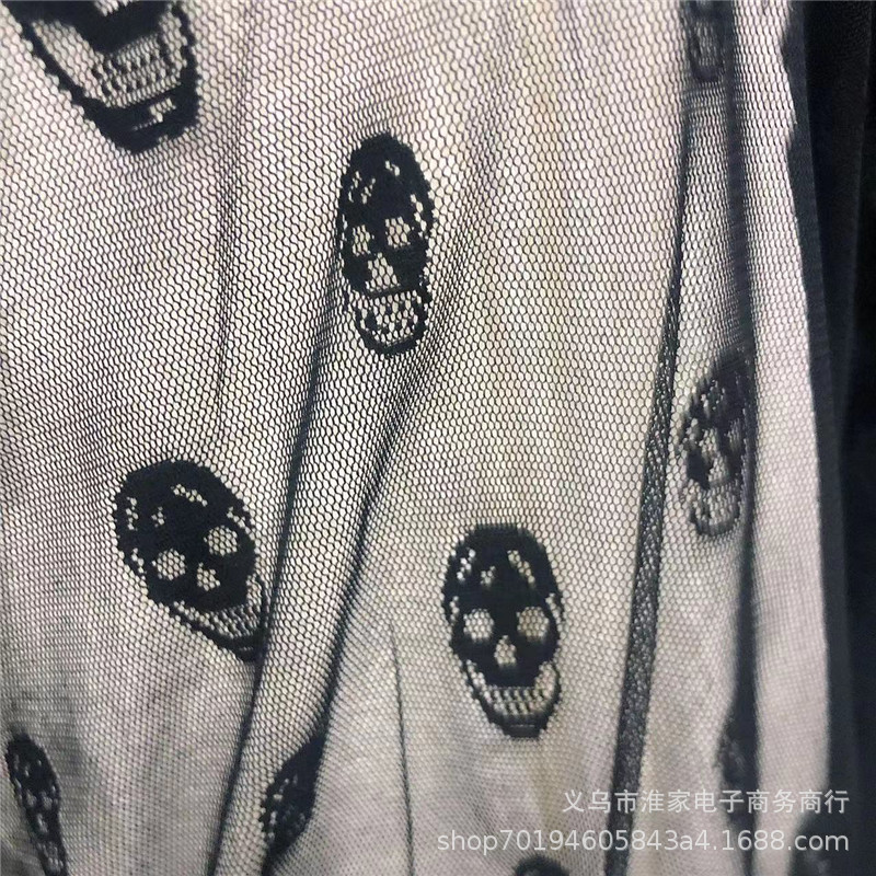 Factory direct sales of skull and Lace, Halloween fabric, background tablecloths, clothing accessories, DIY by hand pic 7