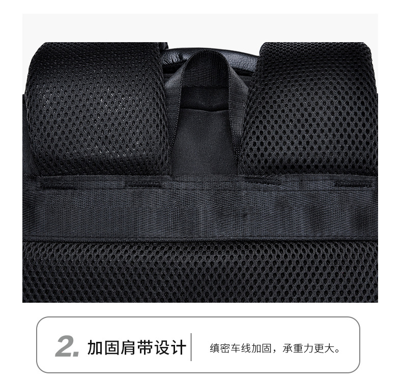 Customized large-capacity computer business backpacks with logo printing, corporate gifts, customer souvenirs, and employee benefits pic 20