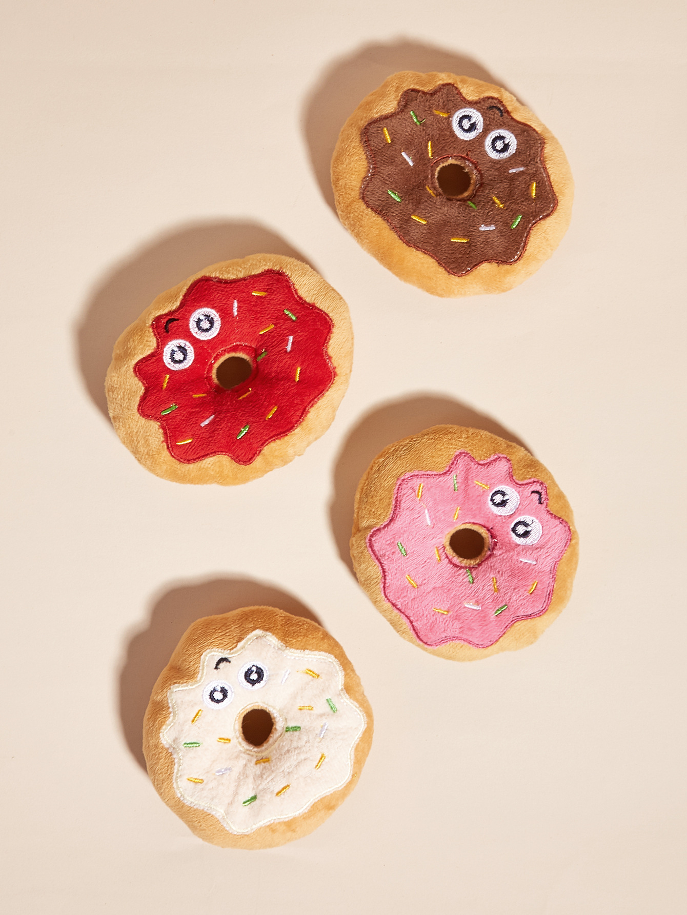 Cross-border dog toys, chewable teething doughnuts, vocal dolls, plush wholesale, hot-selling pet supplies on Amazon pic 21