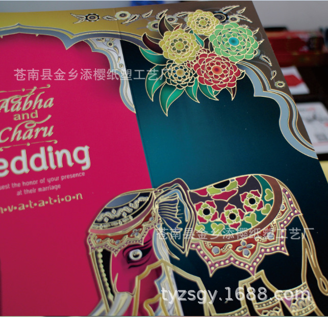 Customized wholesale of Shigodi gold-embossed greeting cards for Christmas, birthdays, messages, blessings and thank-you postcards pic 7