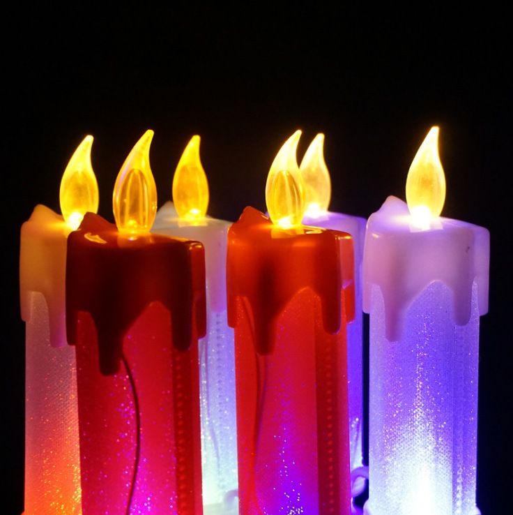 Wholesale LED electronic candle lights from the manufacturer for wedding romance, birthday and Christmas decoration, as well as wedding celebration simulation candle lights pic 5