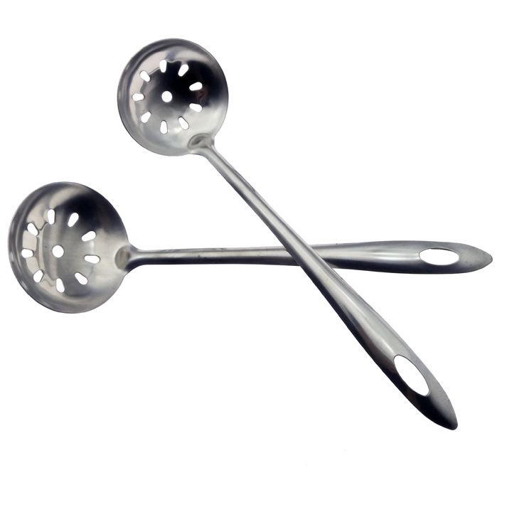 D1921 Premium stainless steel thickened strainer, soup spoon and tableware are available for wholesale at a 2-yuan store in Yiwu pic 8