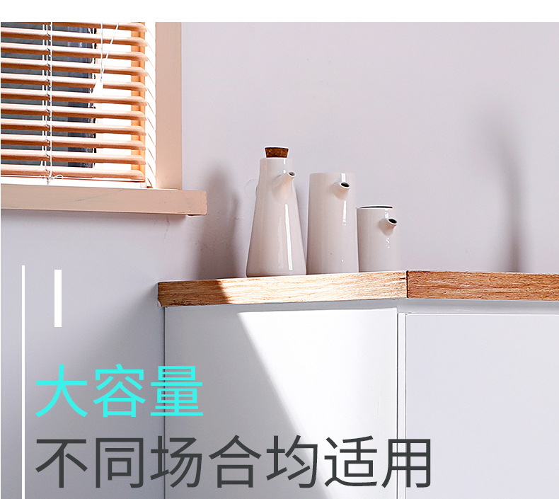 Wholesale of X127 kitchen classified trash cans, household storage plastic double-bucket dry and wet press large trash cans with LIDS pic 17