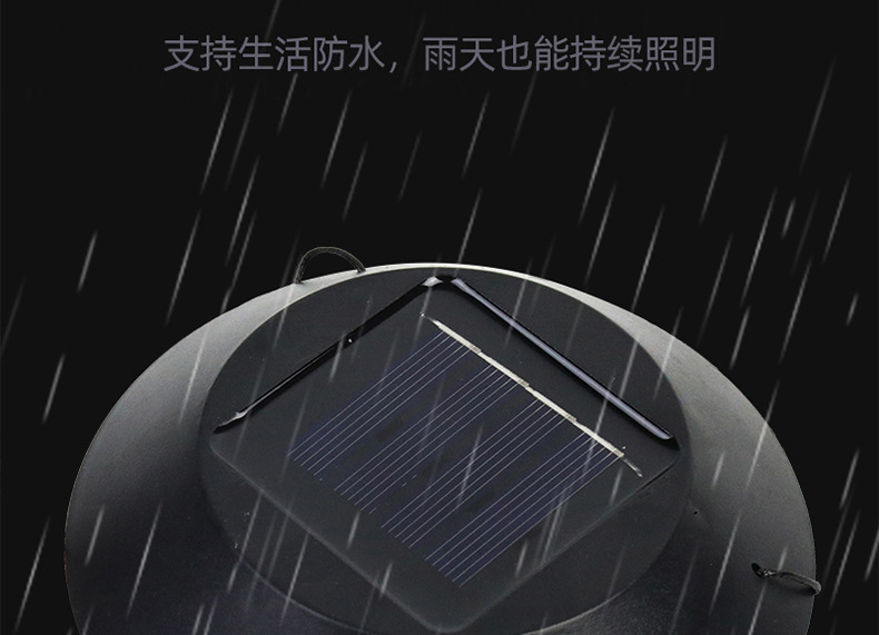 跨境新品万圣节装饰道具led太阳能南瓜灯风铃灯庭院万圣节装饰品详情8