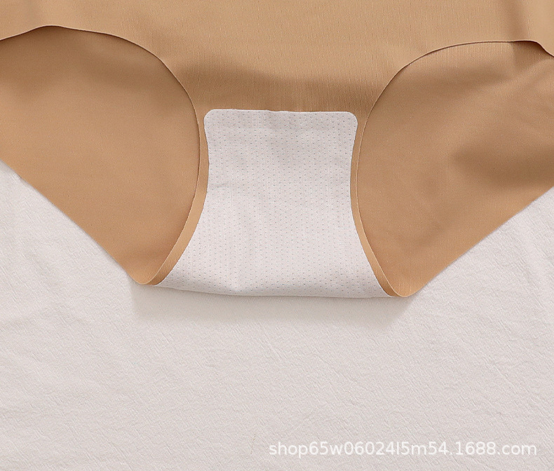 7A桑蚕丝冰丝内裤女奶皮中腰无痕少女抗菌裆三角裤女士美拉德透气详情11