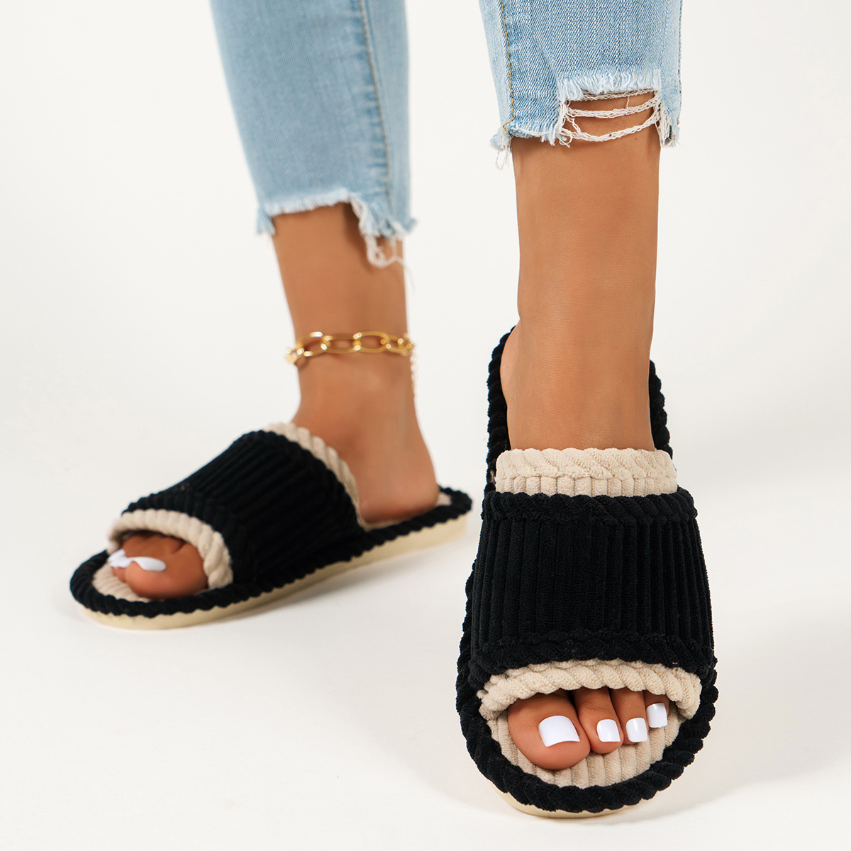 亚麻拖鞋女春秋四季室内家用棉麻踩屎感居家居防滑夏季男情侣批发详情13